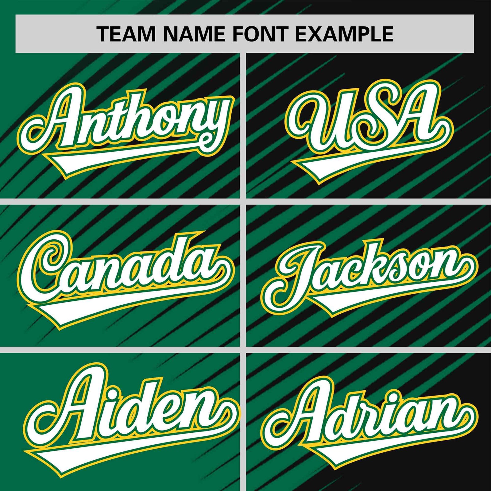 Custom Black Kelly Green 3D Pattern Design Gradient Slope Shapes Performance T-Shirt
