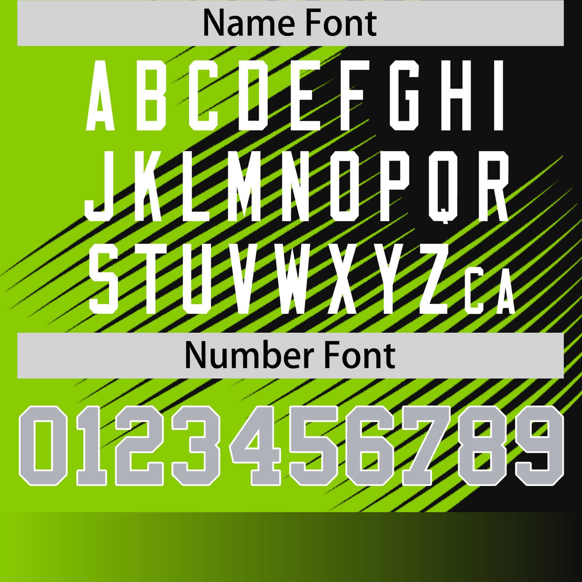 Custom Black Neon Green 3D Pattern Design Gradient Slope Shapes Performance T-Shirt