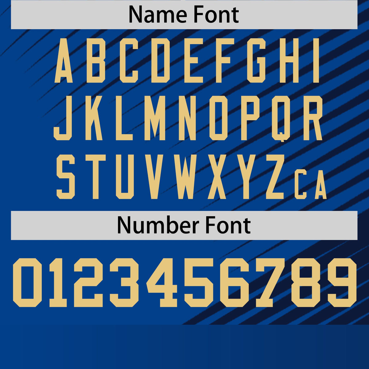 Custom Navy Royal Blue 3D Pattern Design Gradient Slope Shapes Performance T-Shirt