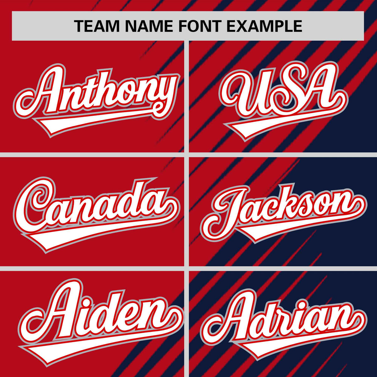 Custom Navy Red 3D Pattern Design Gradient Slope Shapes Performance T-Shirt