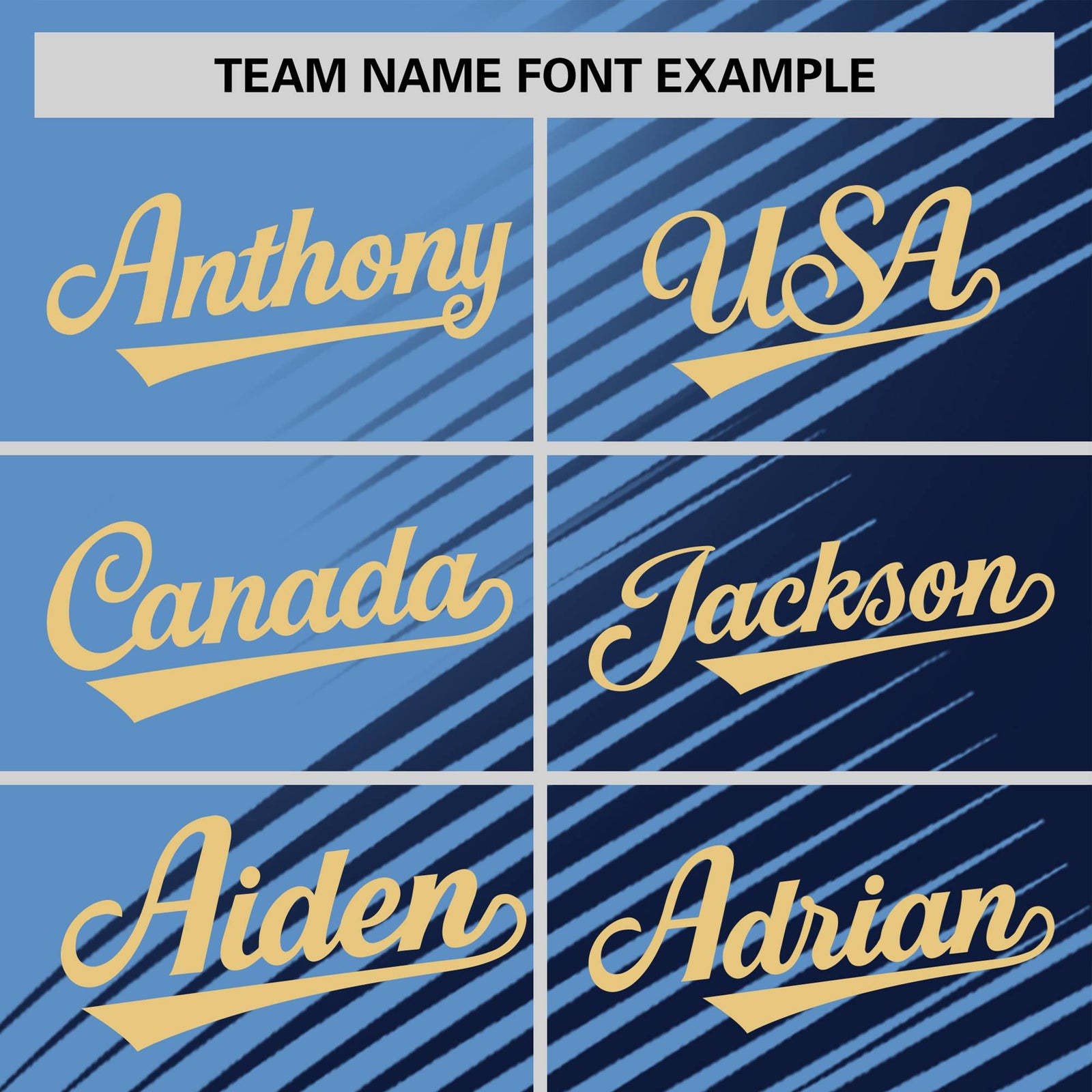 Custom Navy Powder Blue 3D Pattern Design Gradient Slope Shapes Performance T-Shirt
