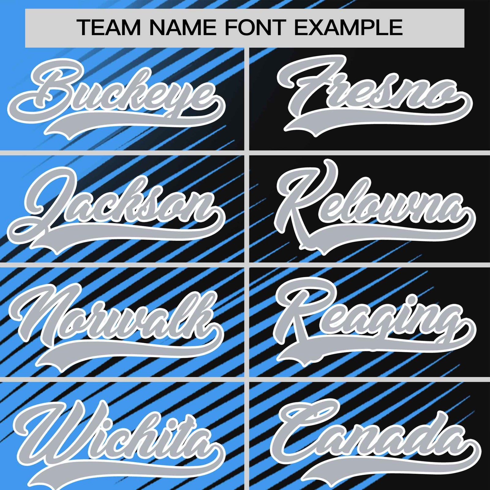 Custom Black Powder Blue 3D Pattern Design Gradient Slope Shapes Performance T-Shirt