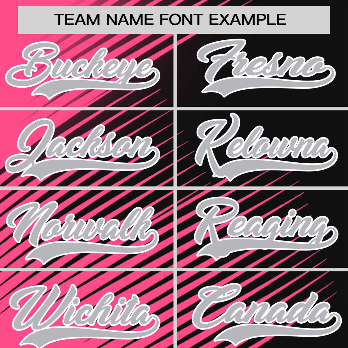 Custom Black Pink 3D Pattern Design Gradient Slope Shapes Performance T-Shirt