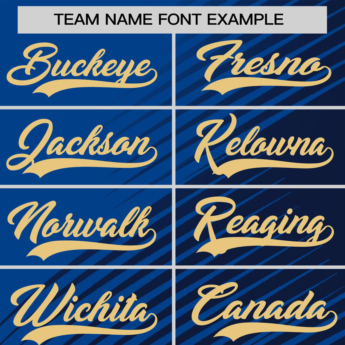 Custom Navy Royal Blue 3D Pattern Design Gradient Slope Shapes Performance T-Shirt