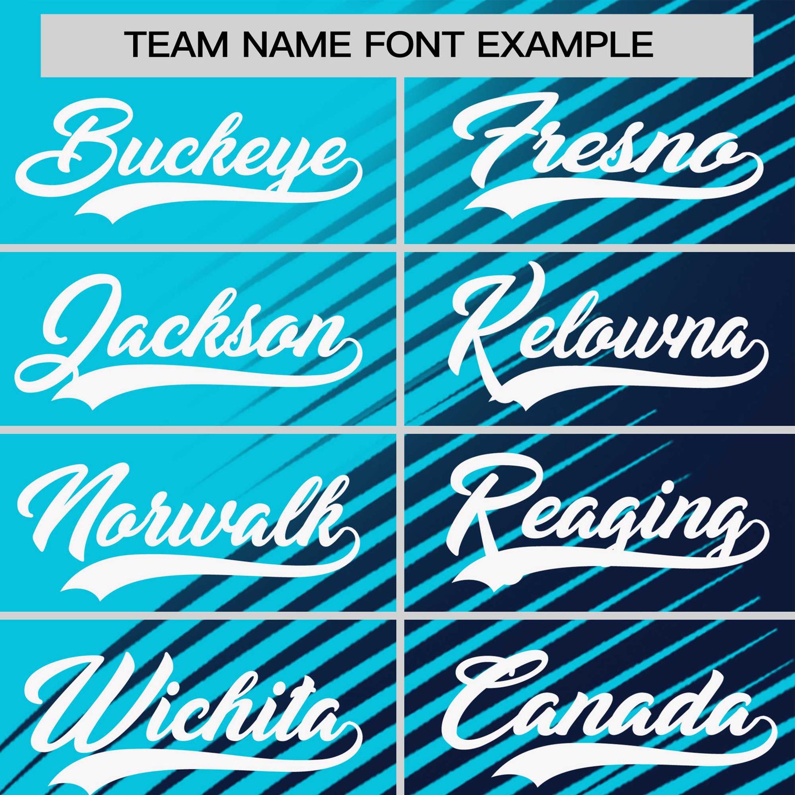 Custom Sky Blue Navy 3D Pattern Design Gradient Slope Shapes Performance T-Shirt