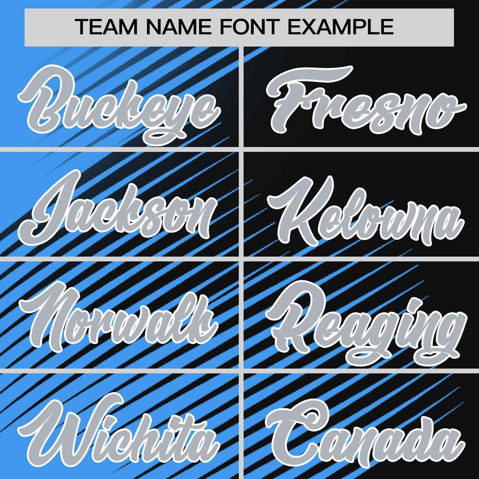Custom Black Powder Blue 3D Pattern Design Gradient Slope Shapes Performance T-Shirt
