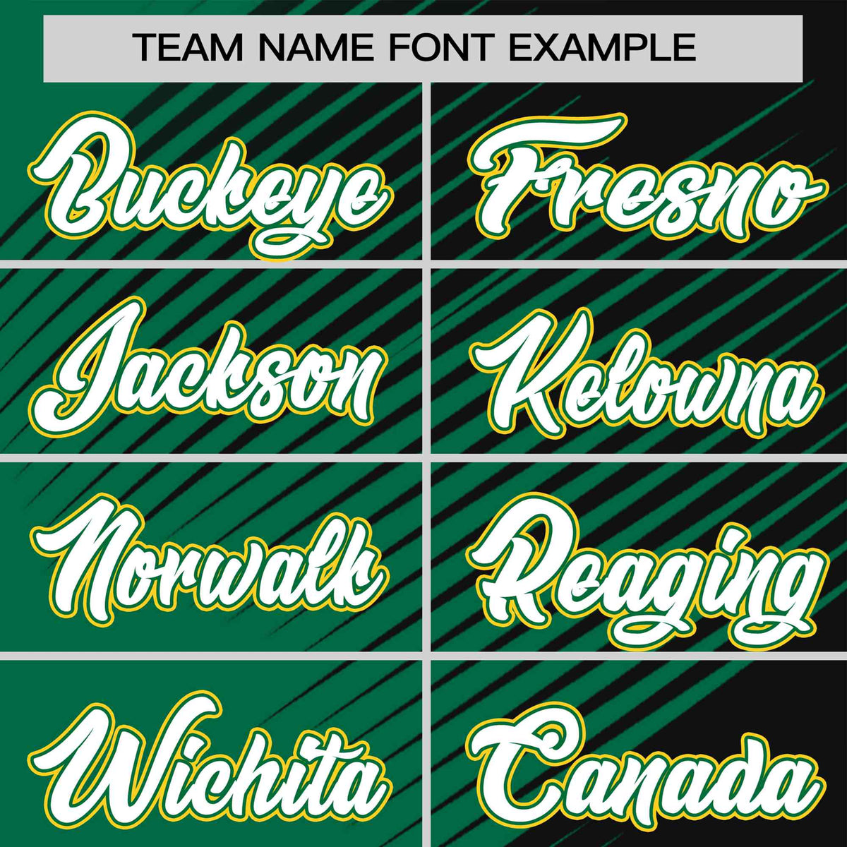 Custom Black Kelly Green 3D Pattern Design Gradient Slope Shapes Performance T-Shirt