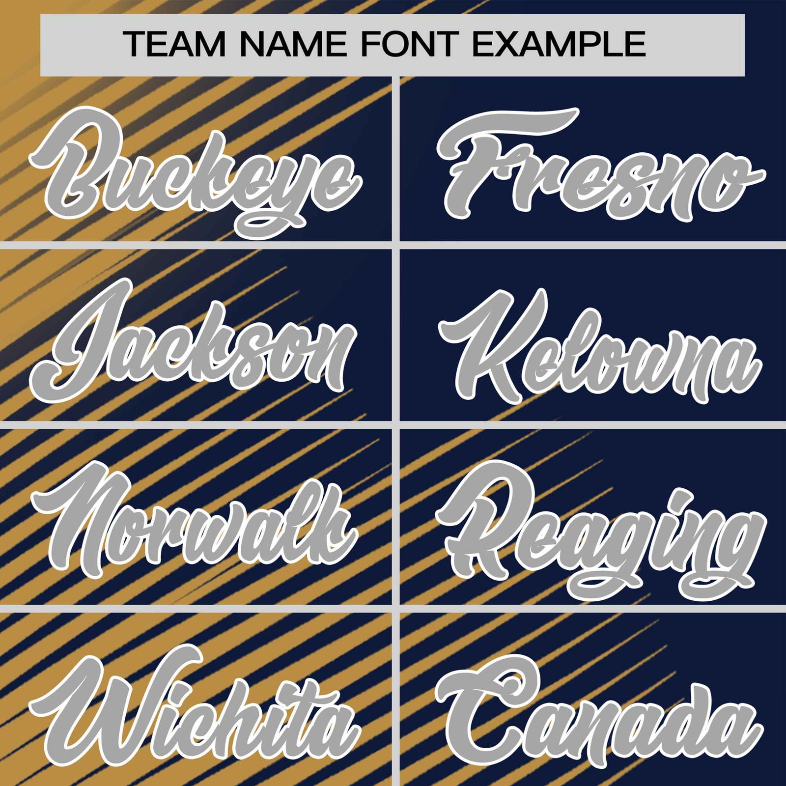 Custom Navy Old Gold 3D Pattern Design Gradient Slope Shapes Performance T-Shirt