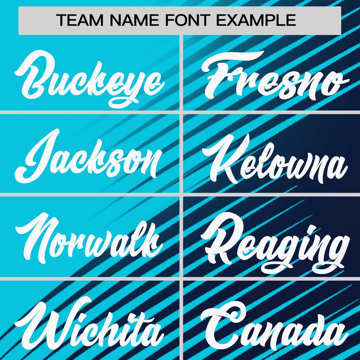 Custom Sky Blue Navy 3D Pattern Design Gradient Slope Shapes Performance T-Shirt