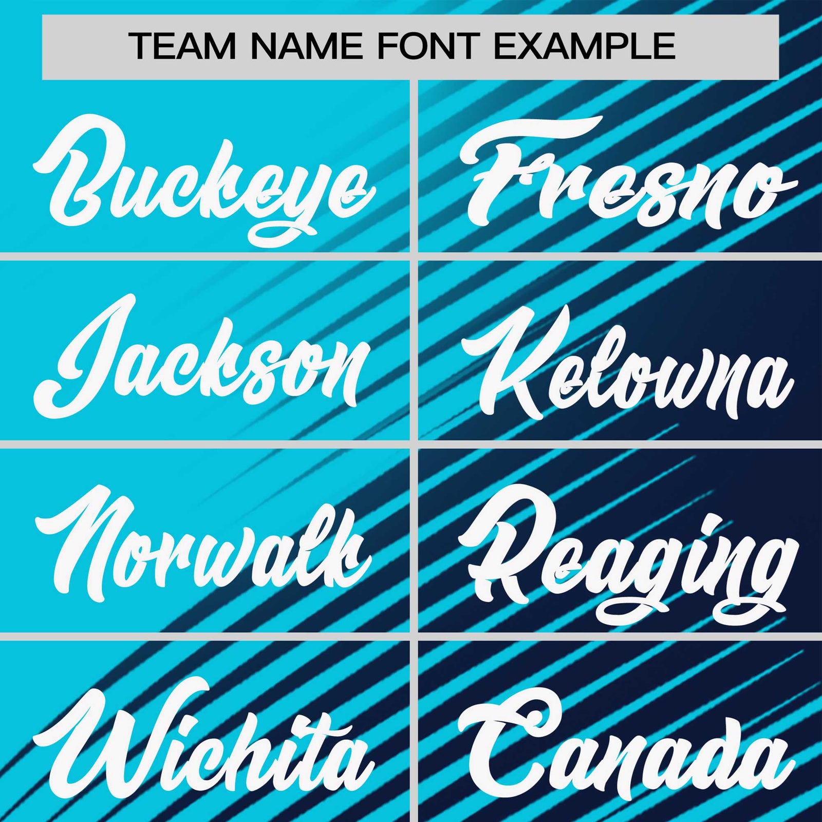 Custom Sky Blue Navy 3D Pattern Design Gradient Slope Shapes Performance T-Shirt