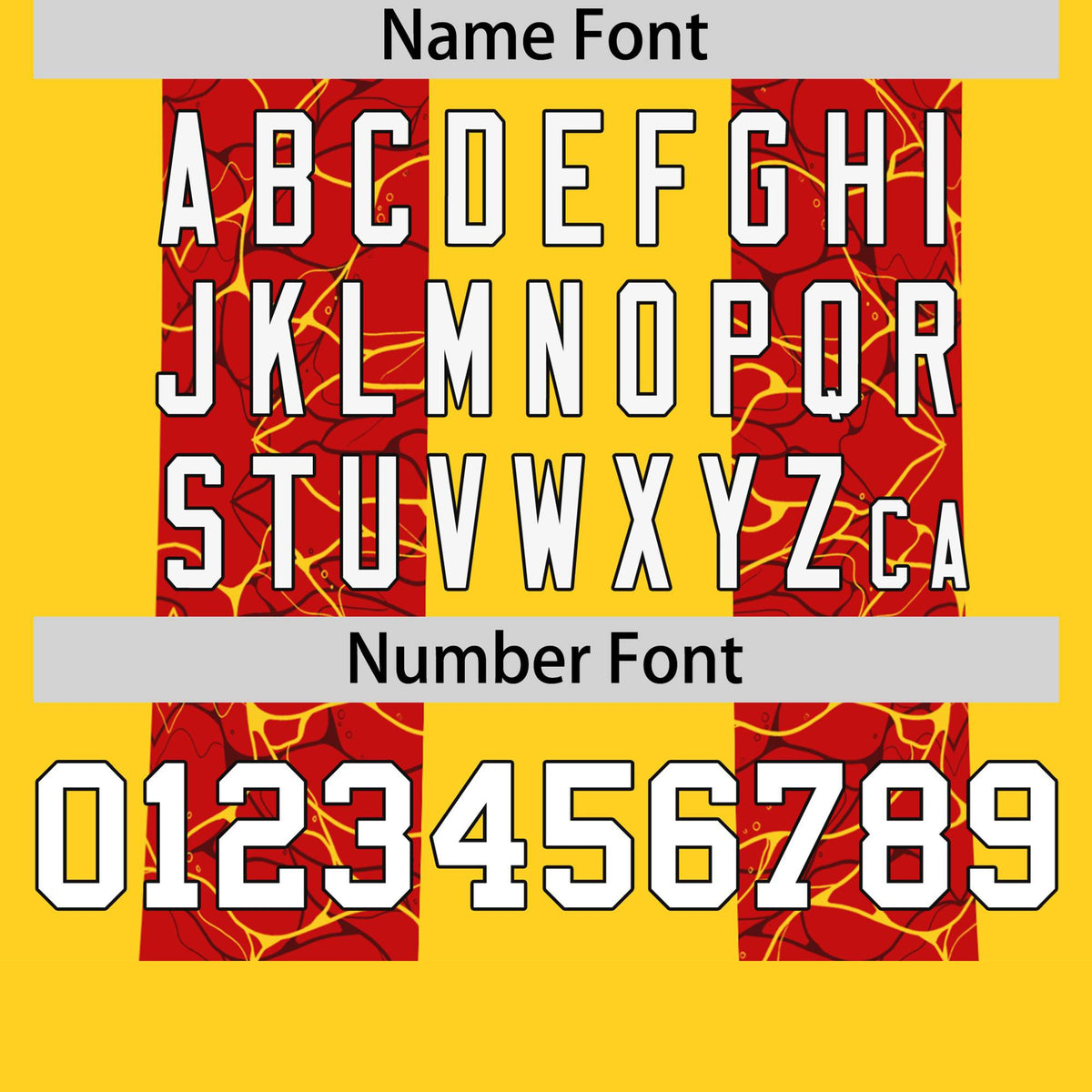 Custom Gold-01 Red Crew neck Ripple Shapes Design Performance T-Shirt