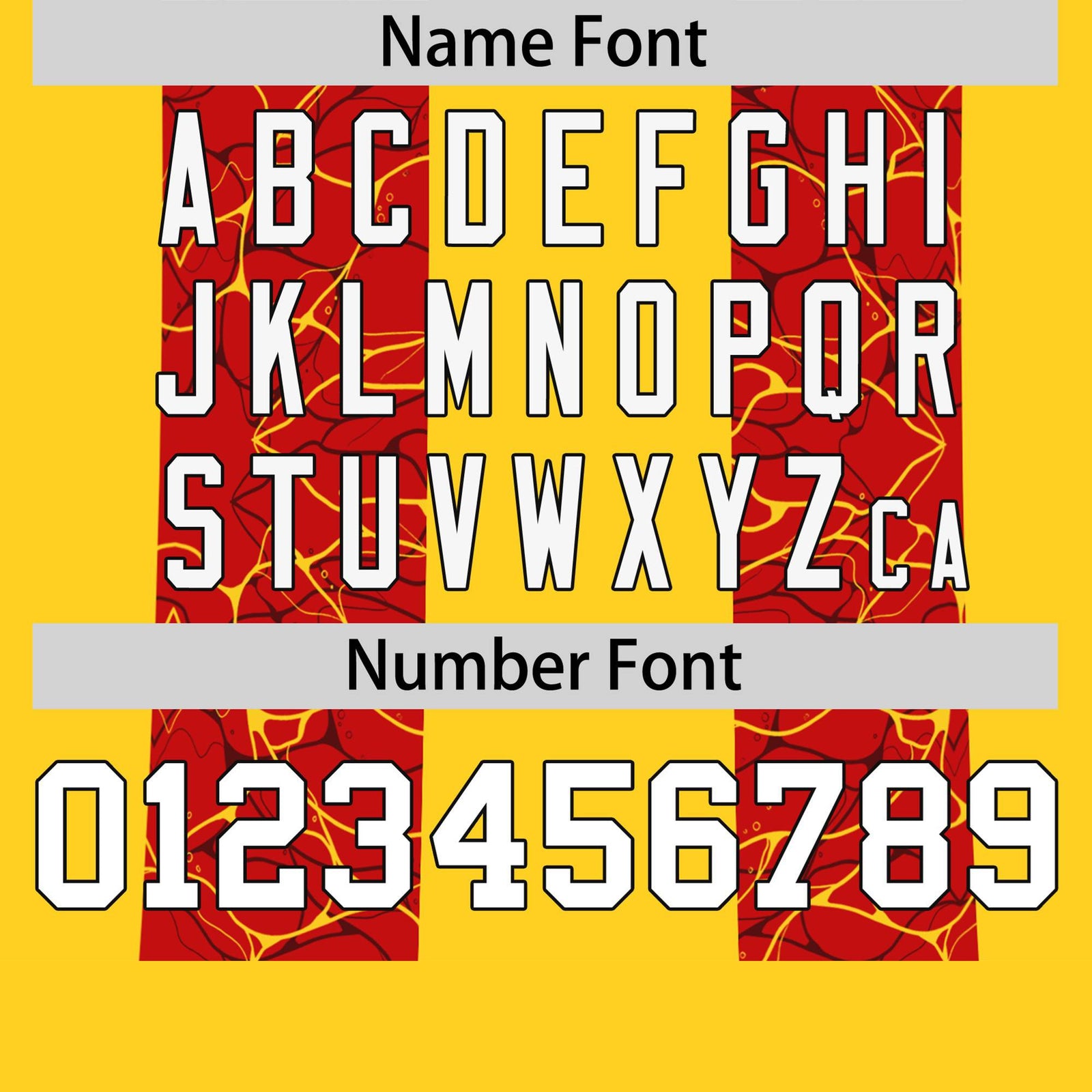 Custom Gold-01 Red Crew neck Ripple Shapes Design Performance T-Shirt