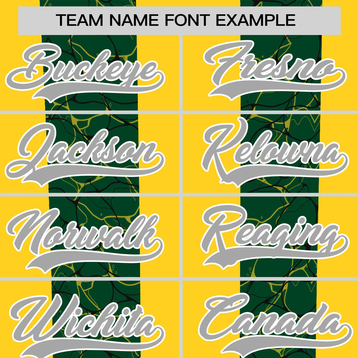 Custom Gold-01 Green Crew neck Ripple Shapes Design Performance T-Shirt