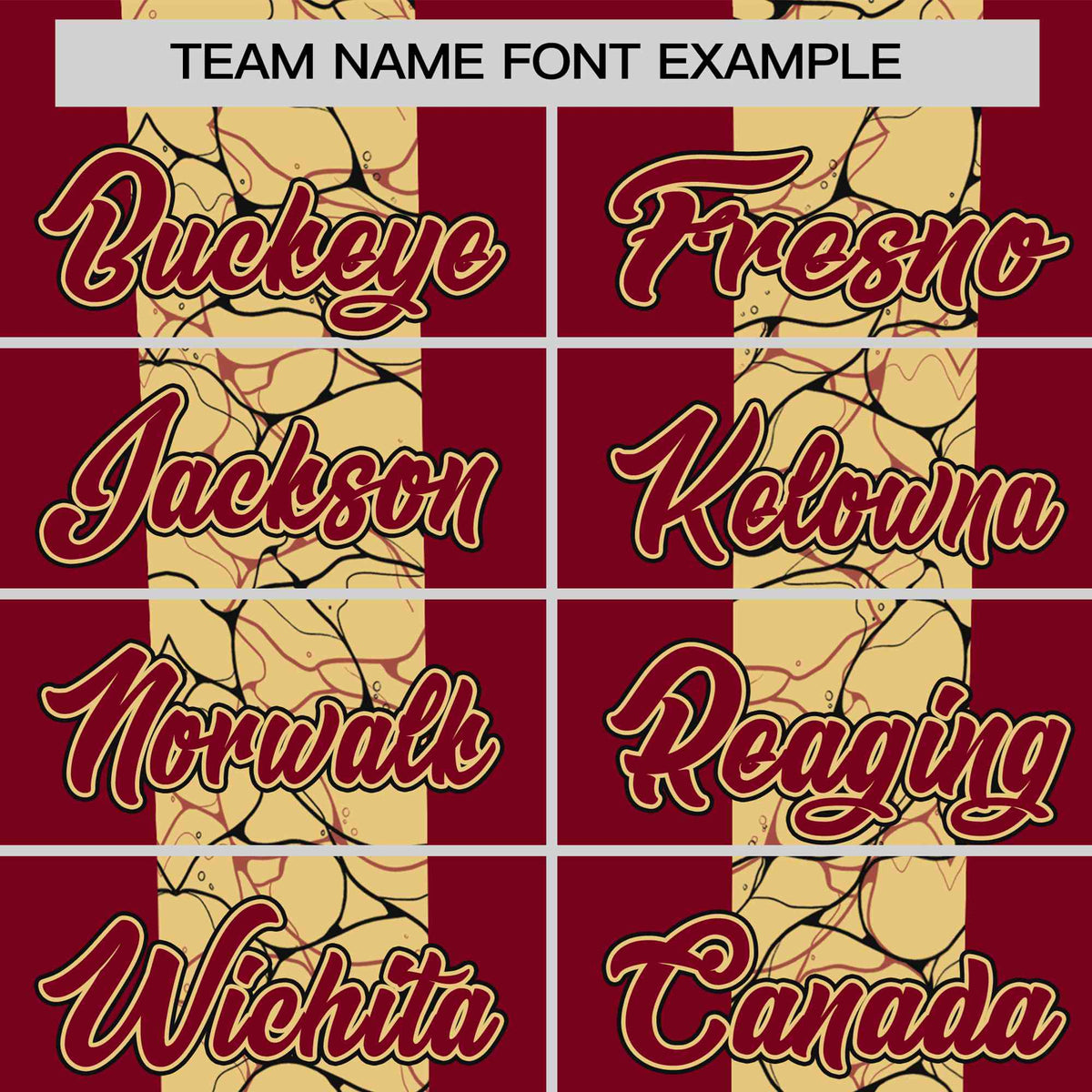 Custom Crimson Khaki Crew neck Ripple Shapes Design Performance T-Shirt