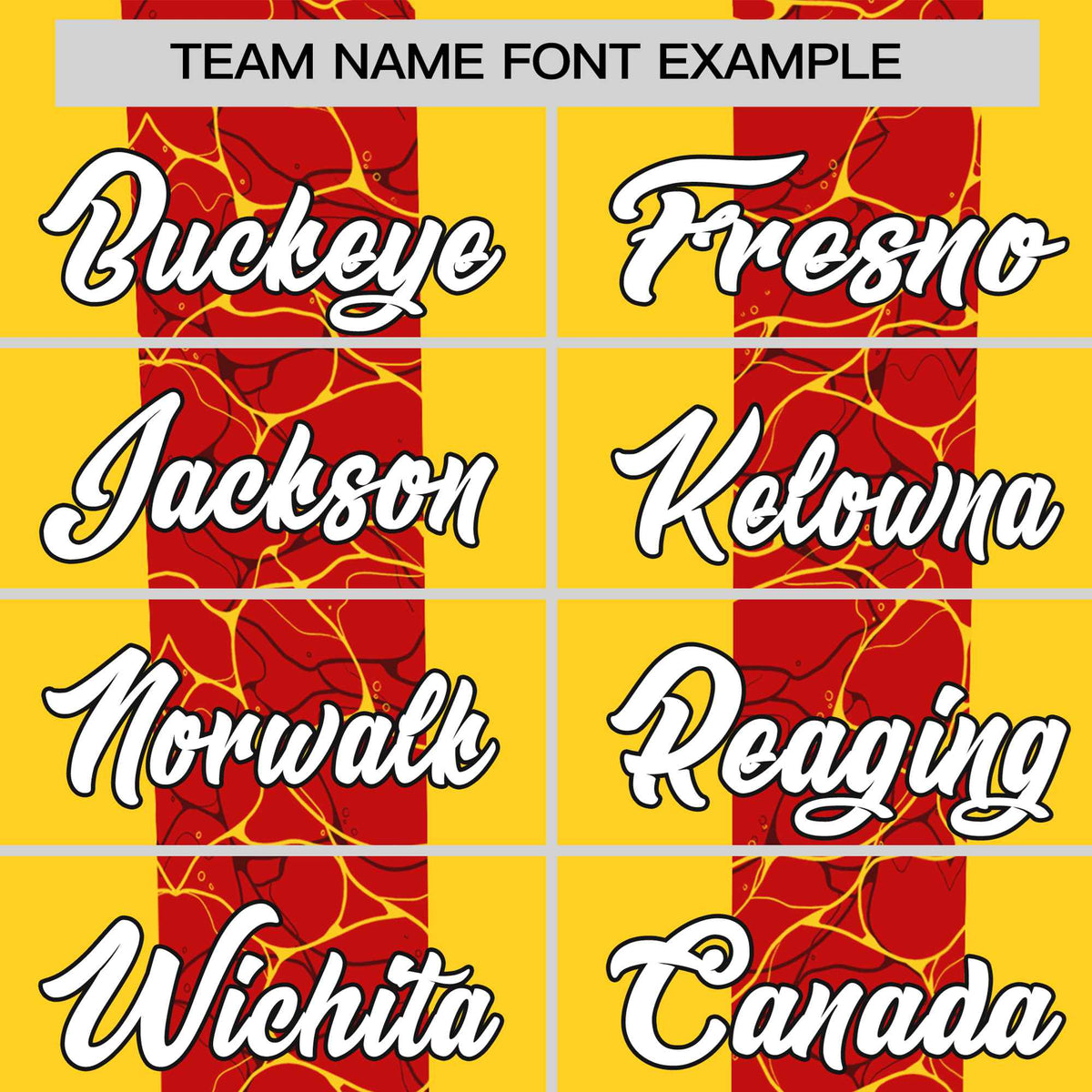 Custom Gold-01 Red Crew neck Ripple Shapes Design Performance T-Shirt