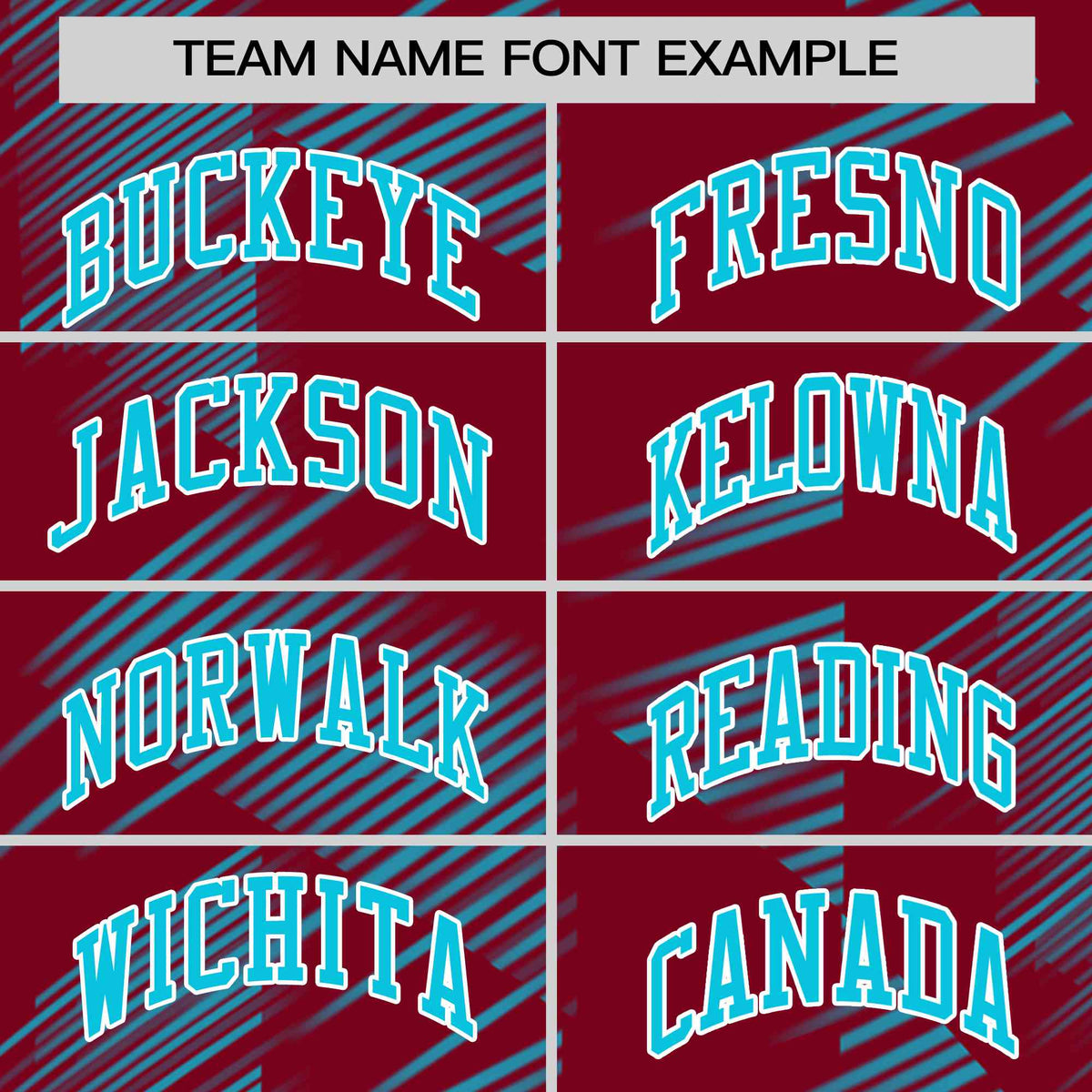 Custom Crimson Sky Blue Crew neck Triangular Shapes Design Performance T-Shirt