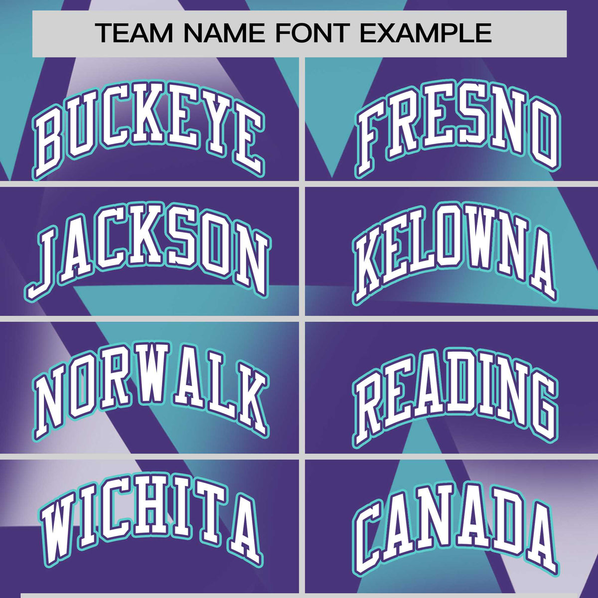 Custom Purple Aqua-White Personalized Triangular Pattern Performance T-Shirt