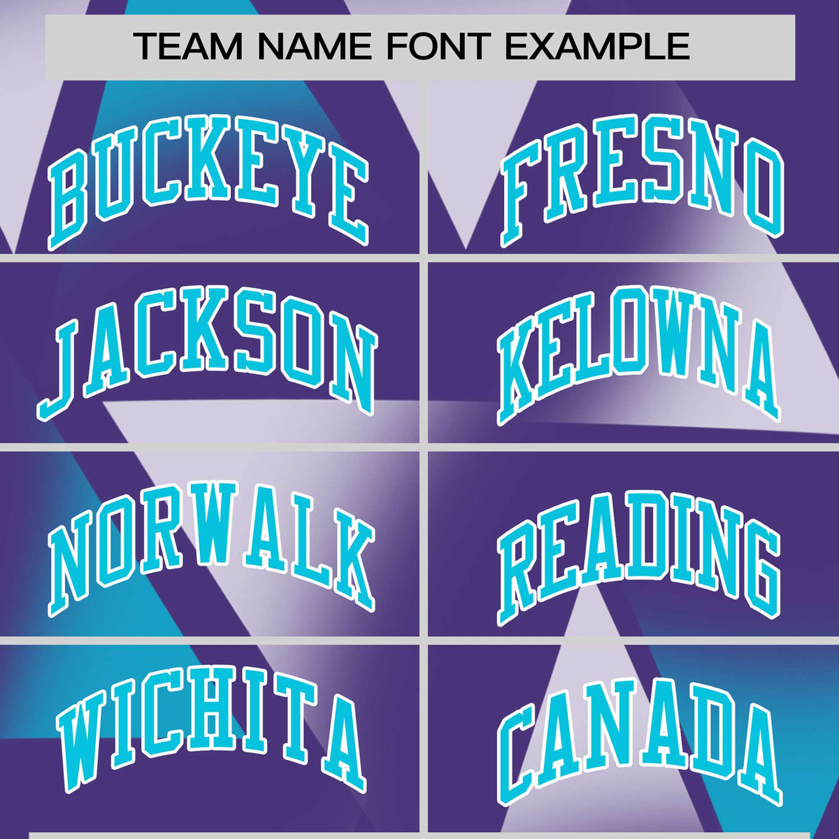 Custom Purple White-Aqua Personalized Triangular Pattern Performance T-Shirt