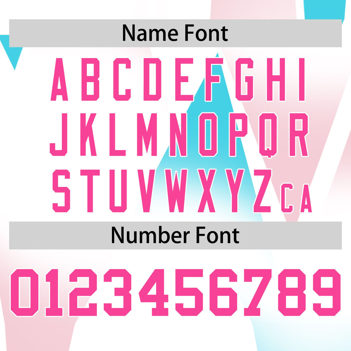 Custom White Aqua-Pink Personalized Triangular Pattern Performance T-Shirt