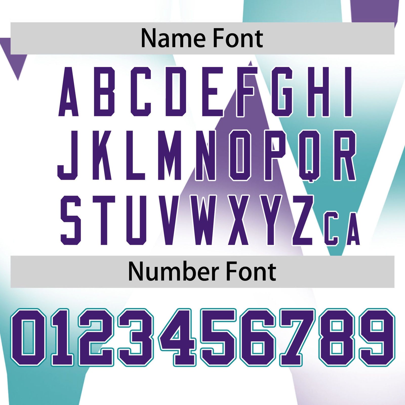 Custom White Aqua-Purple Personalized Triangular Pattern Performance T-Shirt