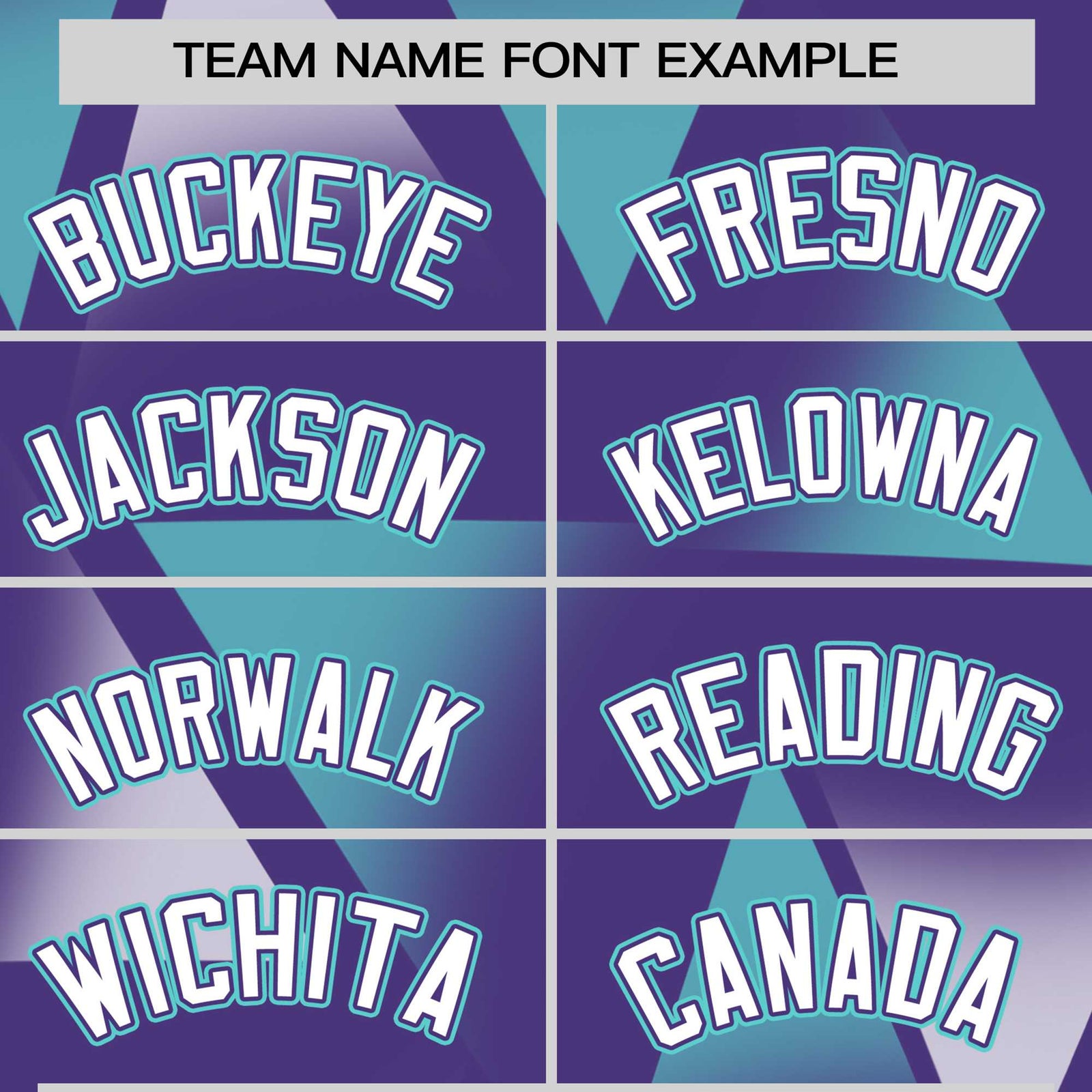 Custom Purple Aqua-White Personalized Triangular Pattern Performance T-Shirt