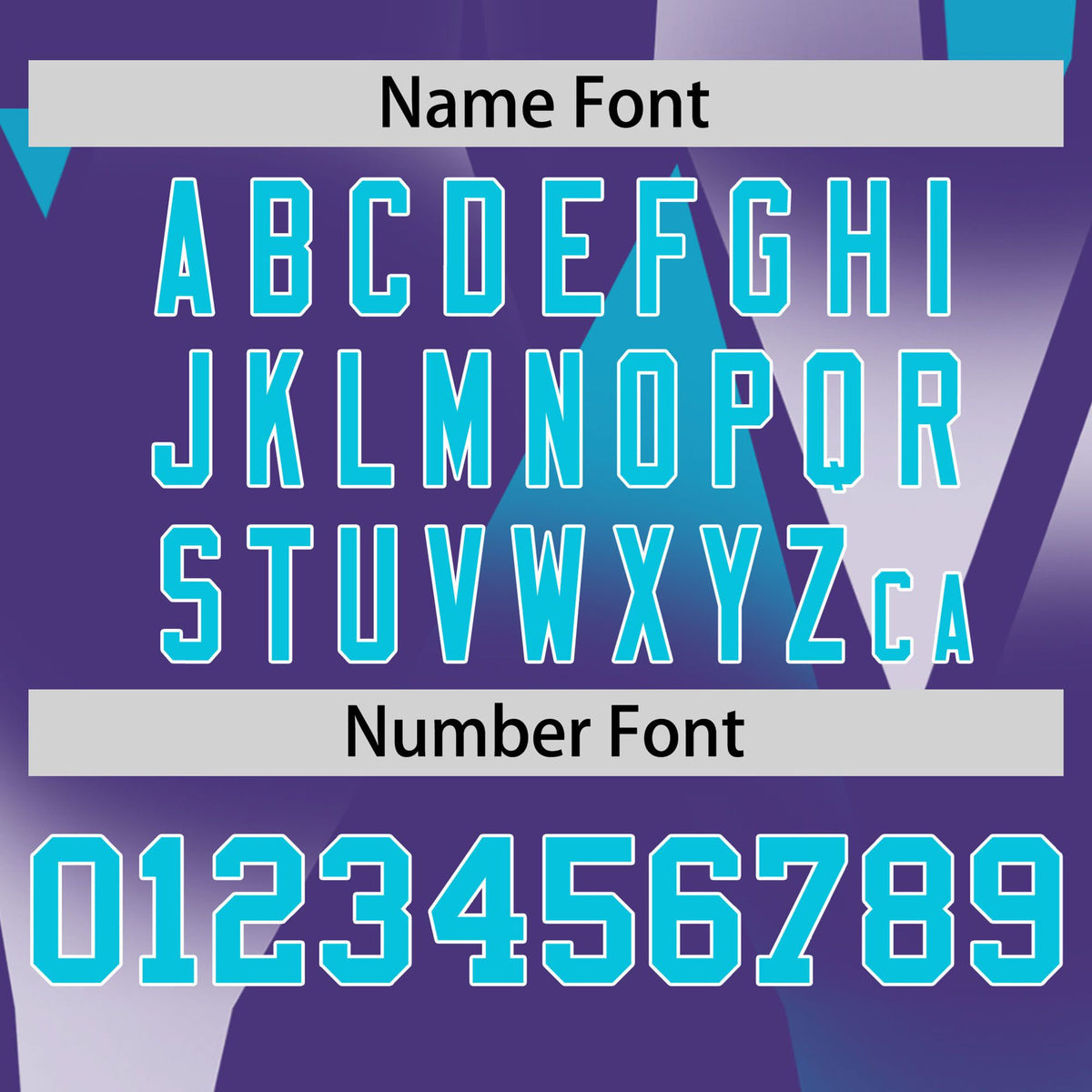 Custom Purple White-Aqua Personalized Triangular Pattern Performance T-Shirt