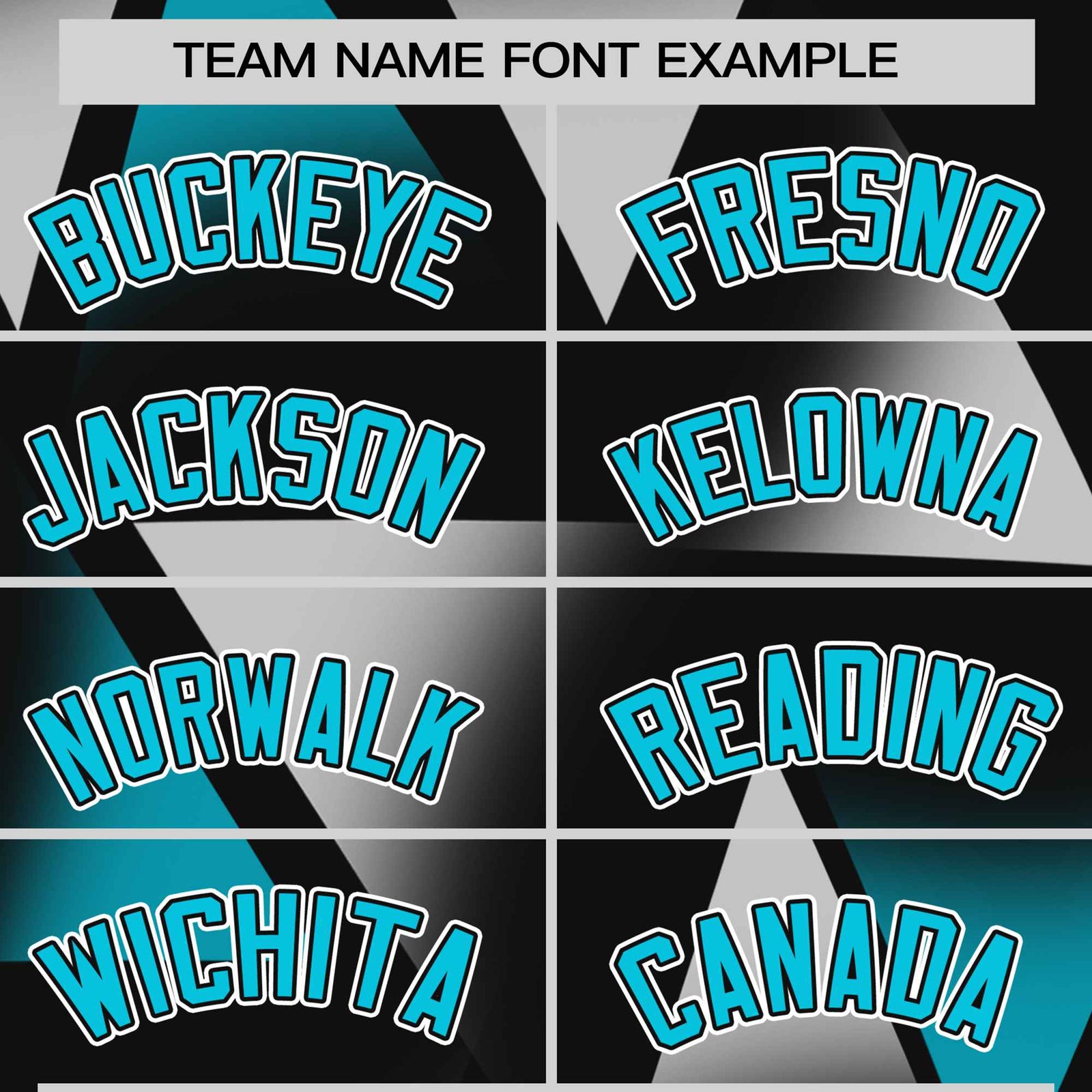 Custom Black White-Aqua Personalized Triangular Pattern Performance T-Shirt