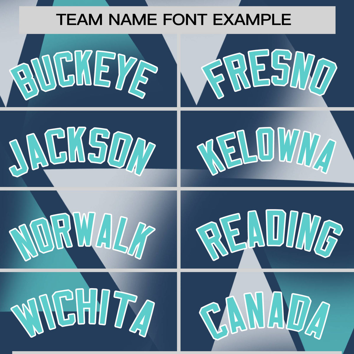Custom Navy White-Aqua Personalized Triangular Pattern Performance T-Shirt