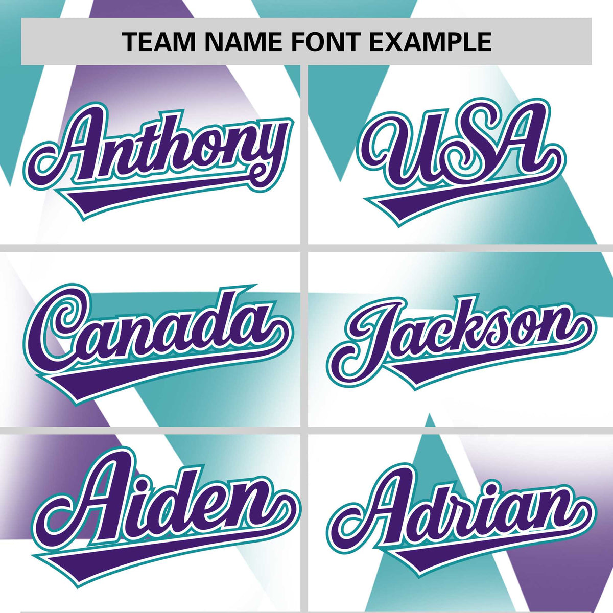 Custom White Aqua-Purple Personalized Triangular Pattern Performance T-Shirt