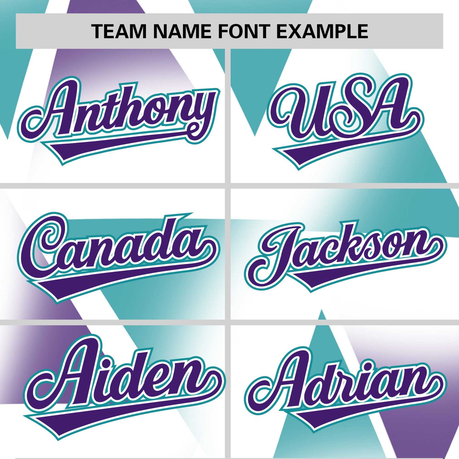 Custom White Aqua-Purple Personalized Triangular Pattern Performance T-Shirt