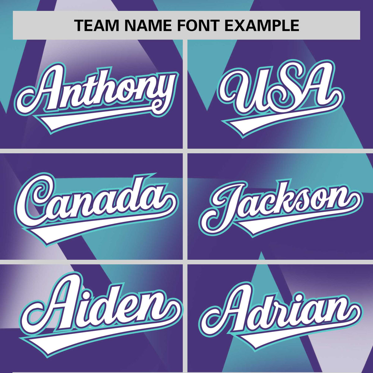 Custom Purple Aqua-White Personalized Triangular Pattern Performance T-Shirt