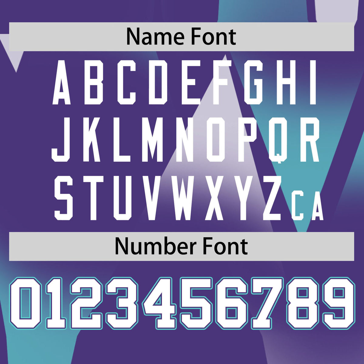 Custom Purple Aqua-White Personalized Triangular Pattern Performance T-Shirt