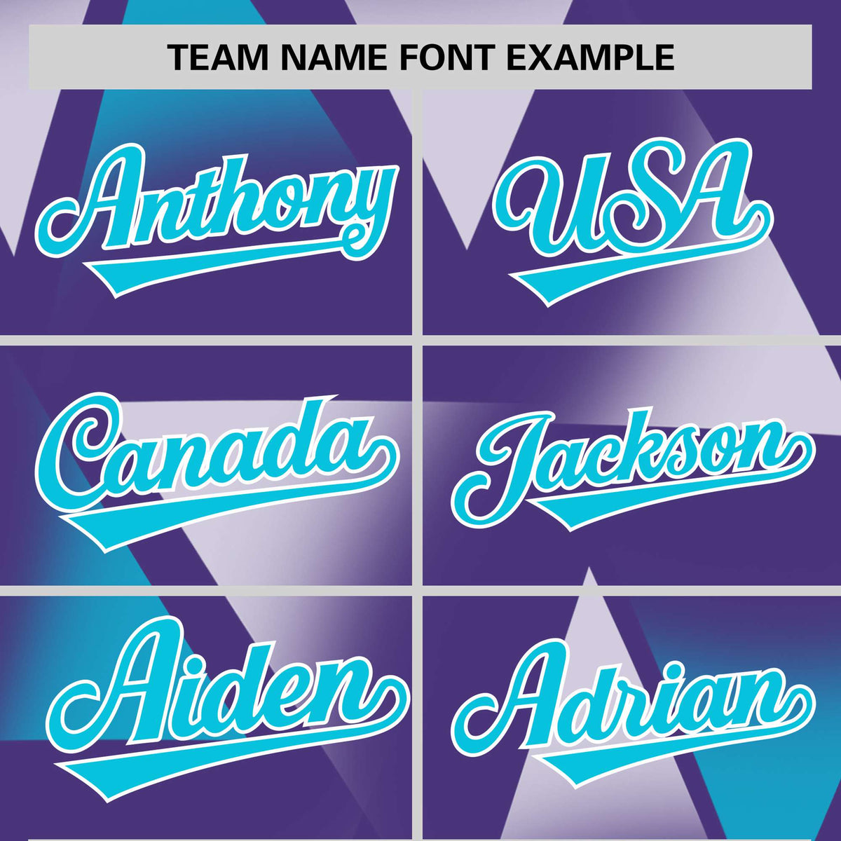 Custom Purple White-Aqua Personalized Triangular Pattern Performance T-Shirt