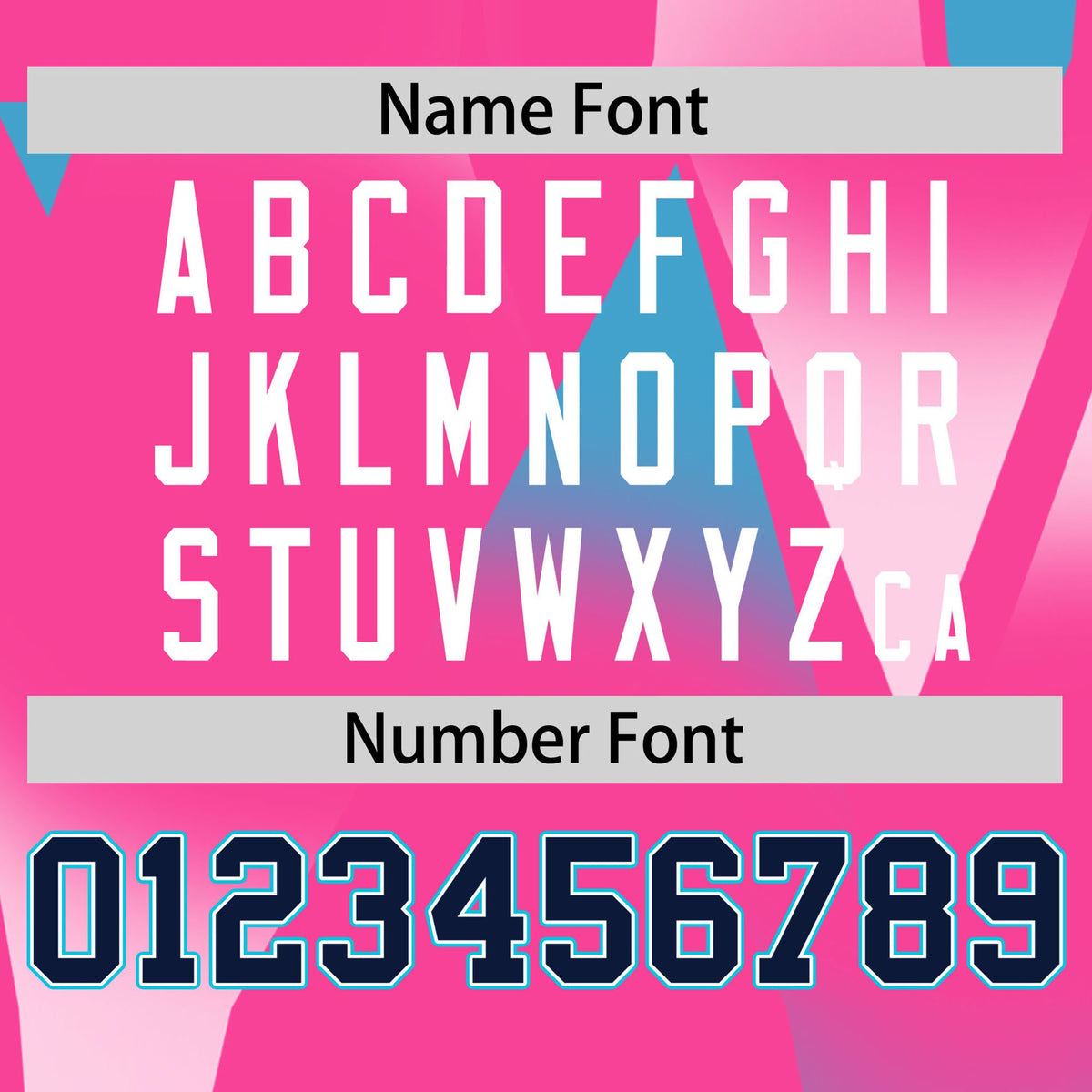 Custom Pink Aqua-Black Personalized Triangular Pattern Performance T-Shirt