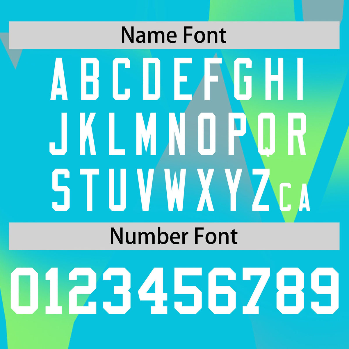 Custom Aqua Neon Green-White Personalized Triangular Pattern Performance T-Shirt