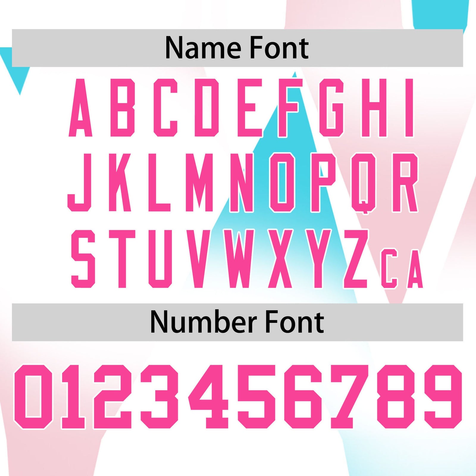 Custom White Aqua-Pink Personalized Triangular Pattern Performance T-Shirt