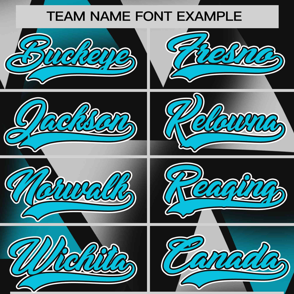 Custom Black White-Aqua Personalized Triangular Pattern Performance T-Shirt