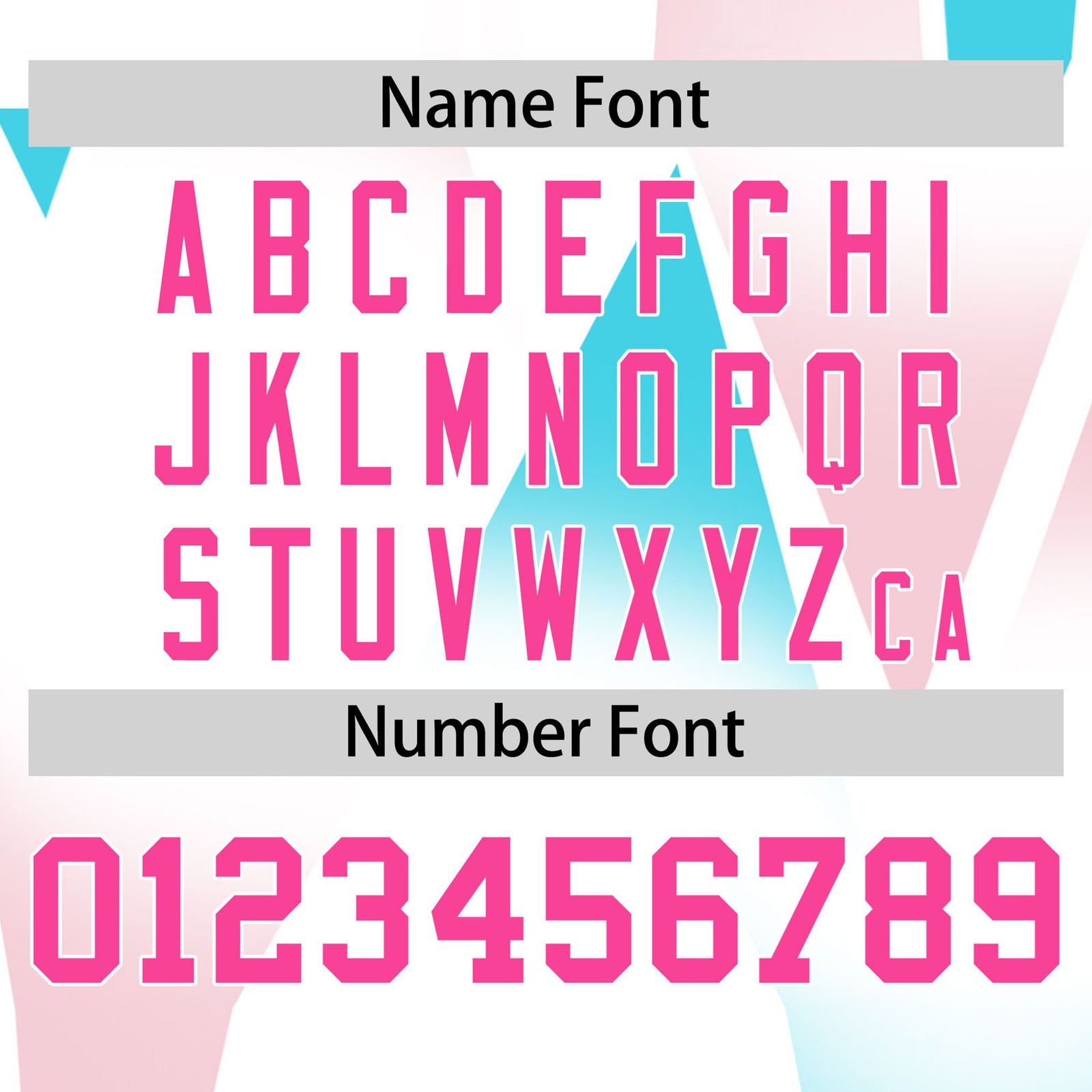 Custom White Aqua-Pink Personalized Triangular Pattern Performance T-Shirt