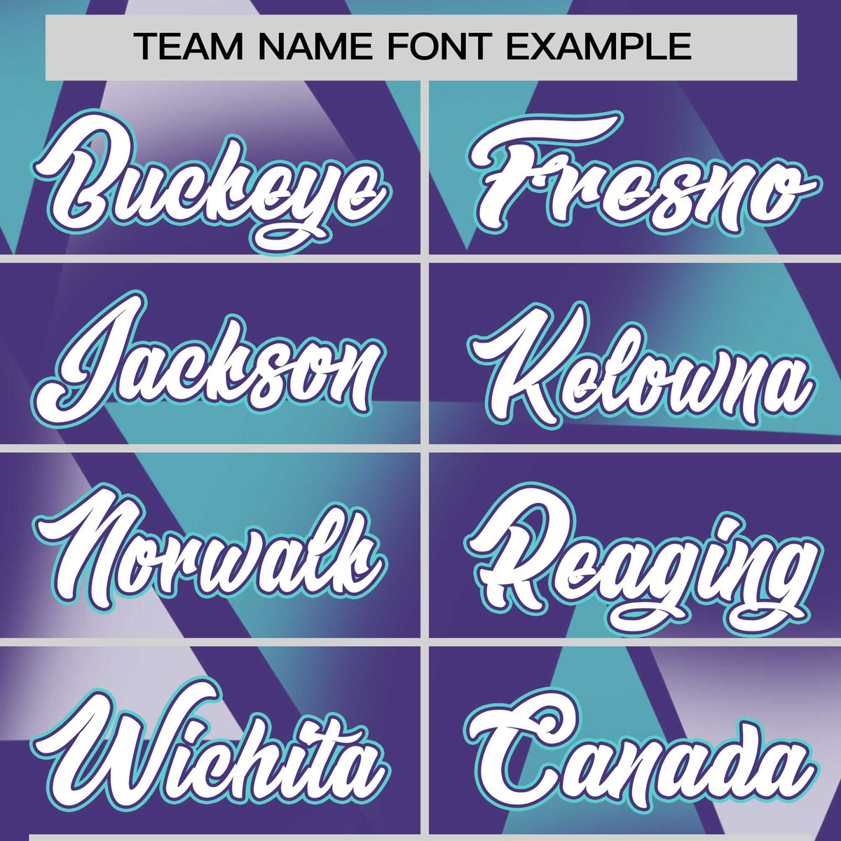 Custom Purple Aqua-White Personalized Triangular Pattern Performance T-Shirt