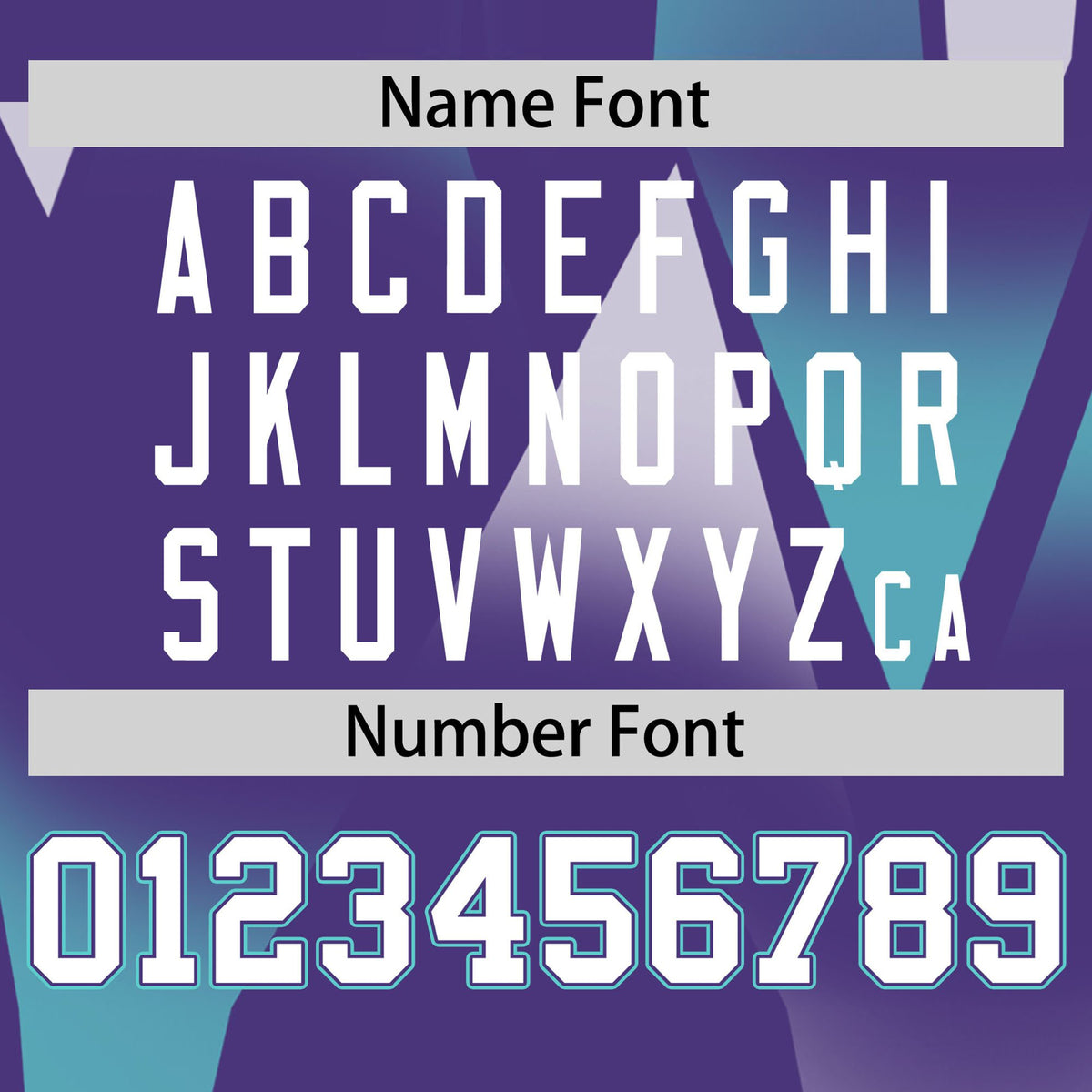 Custom Purple Aqua-White Personalized Triangular Pattern Performance T-Shirt