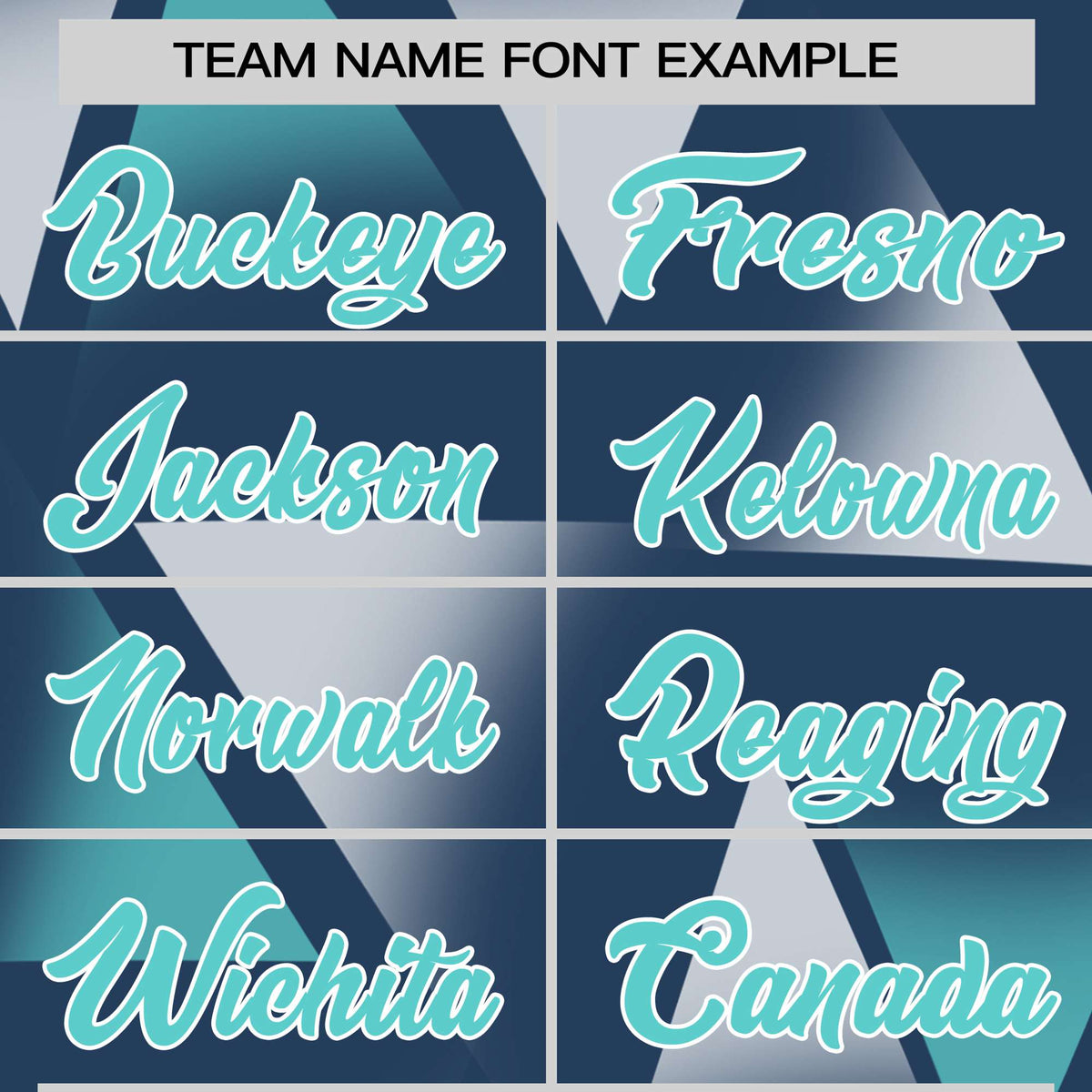 Custom Navy White-Aqua Personalized Triangular Pattern Performance T-Shirt
