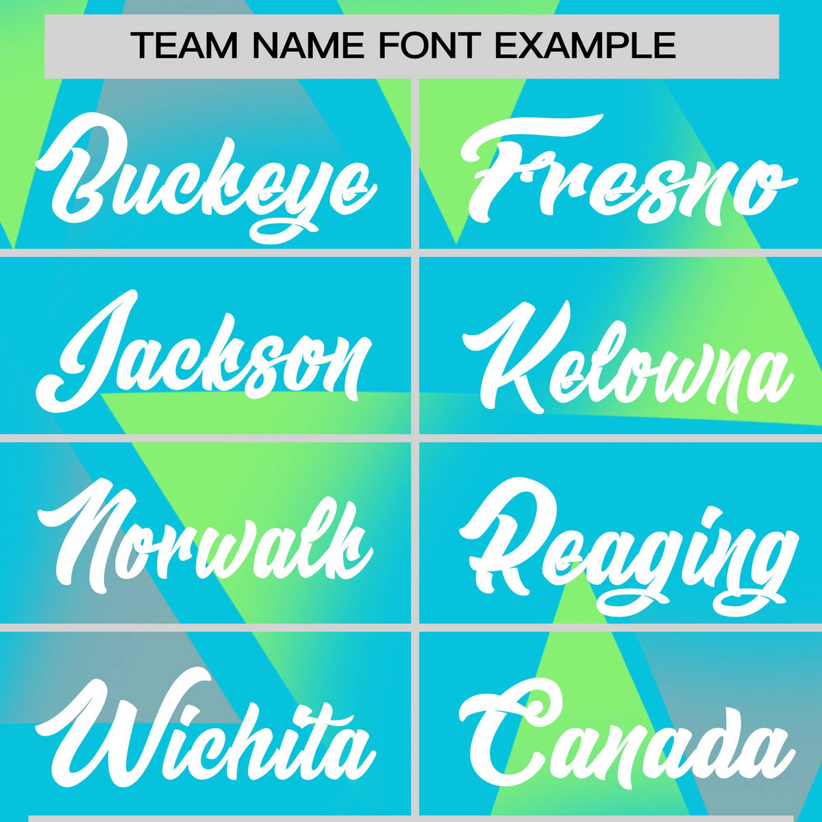 Custom Aqua Neon Green-White Personalized Triangular Pattern Performance T-Shirt