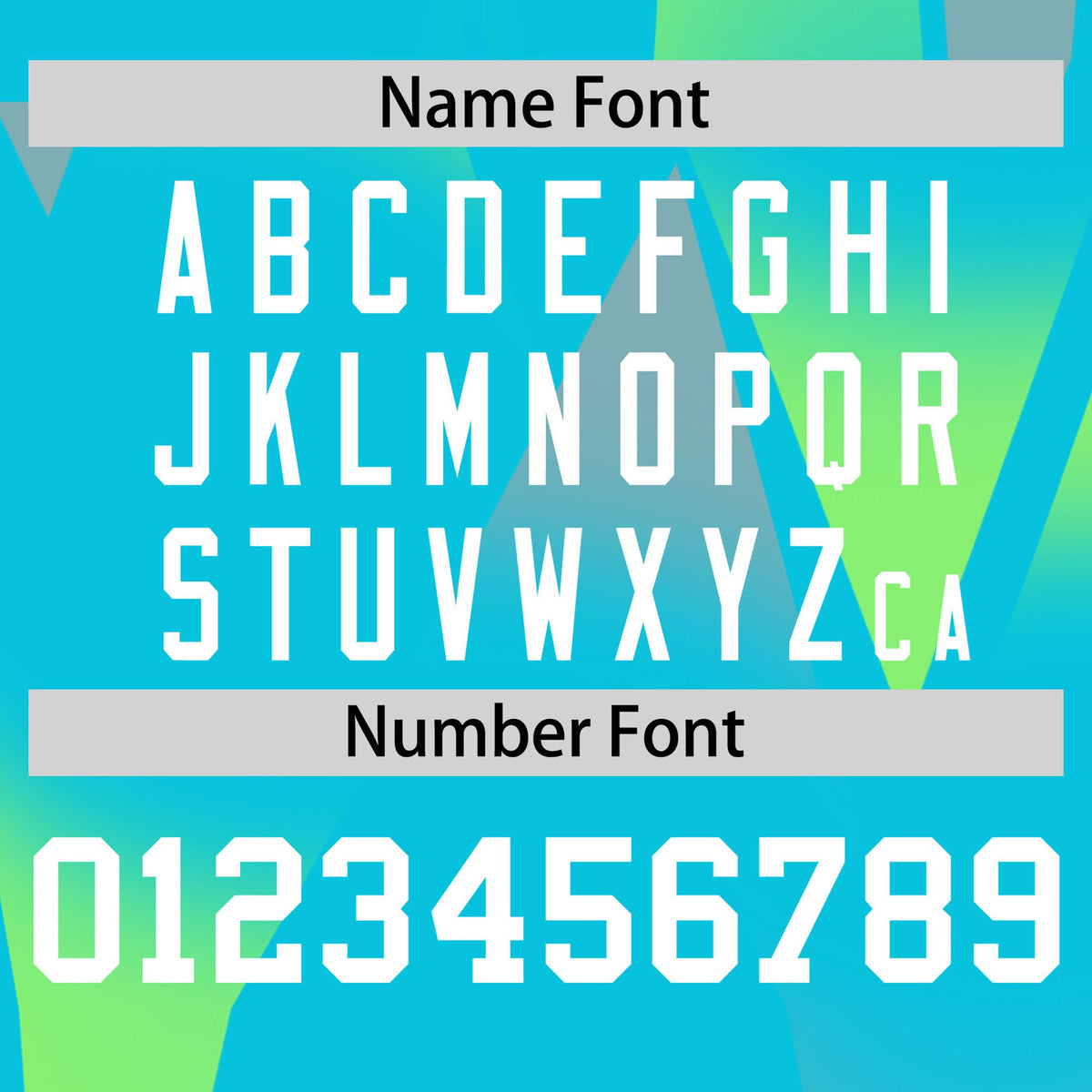 Custom Aqua Neon Green-White Personalized Triangular Pattern Performance T-Shirt