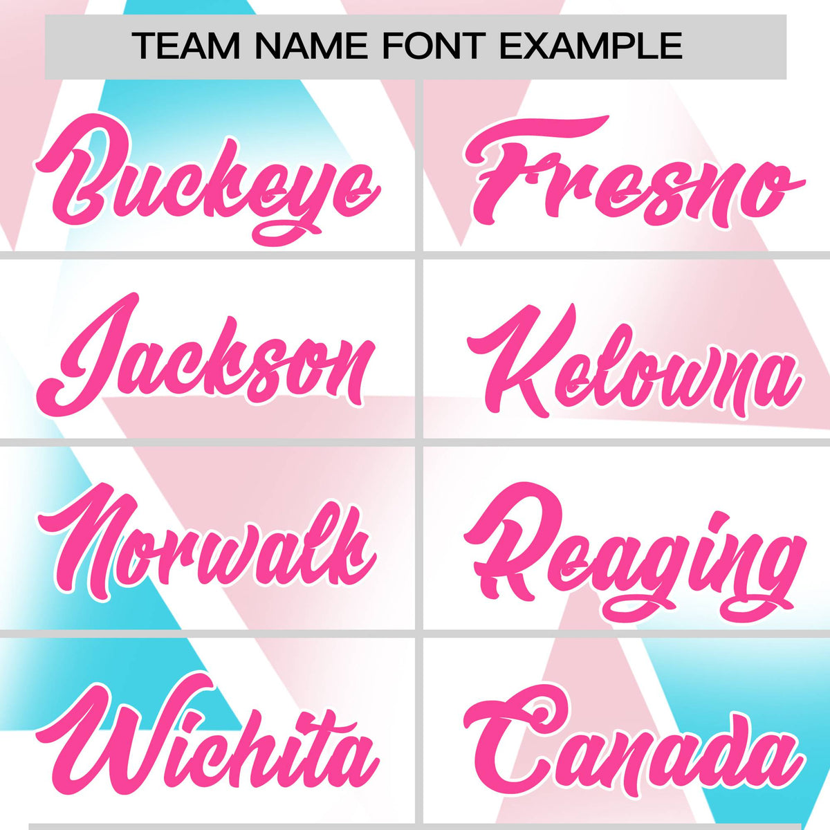 Custom White Aqua-Pink Personalized Triangular Pattern Performance T-Shirt