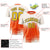 Custom Orange Cream Gradient Fashion Design Performance T-Shirt