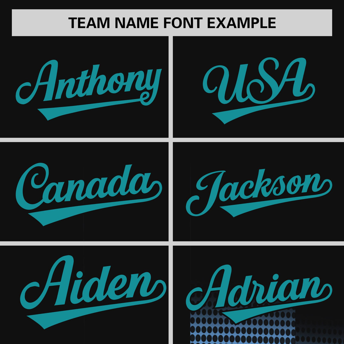 Custom Powder Blue Black Gradient Fashion Design Performance T-Shirt