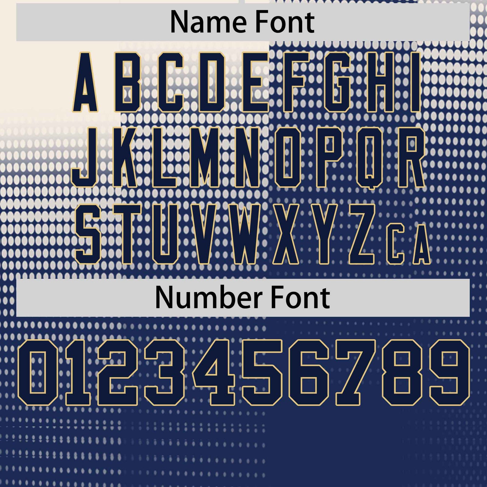 Custom Navy Cream Gradient Fashion Design Performance T-Shirt