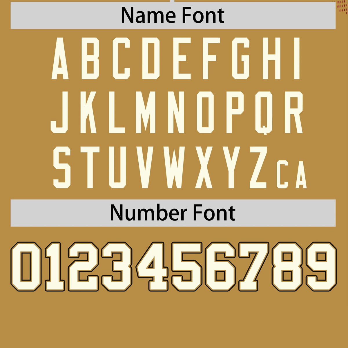 Custom Old Gold Crimson Crew Neck Star Style  Design  Performance T-Shirt