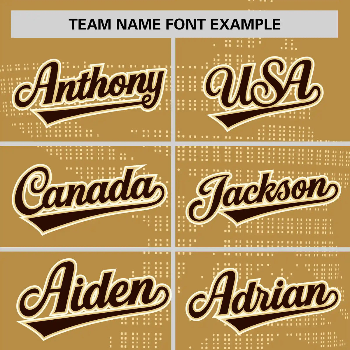 Custom Old Gold Brown Crew Neck Star Style  Design  Performance T-Shirt