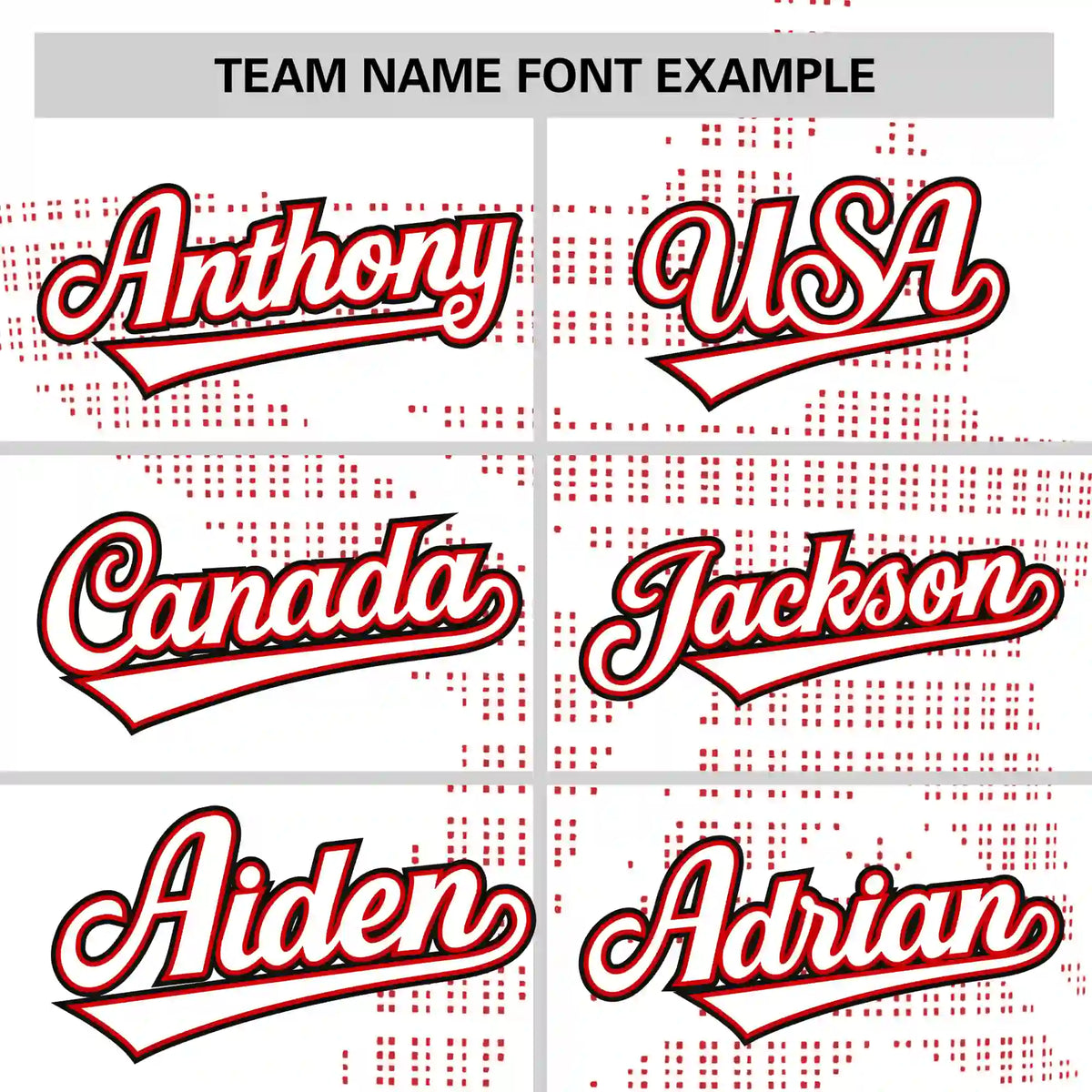 Custom White Red Crew Neck Star Style  Design  Performance T-Shirt